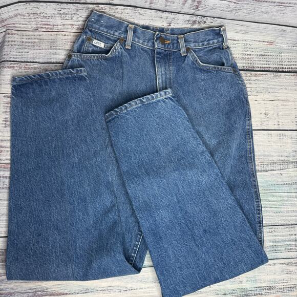 Lee Vintage Tapered Leg Jeans Western High Rise 26 - Picture 1 of 3